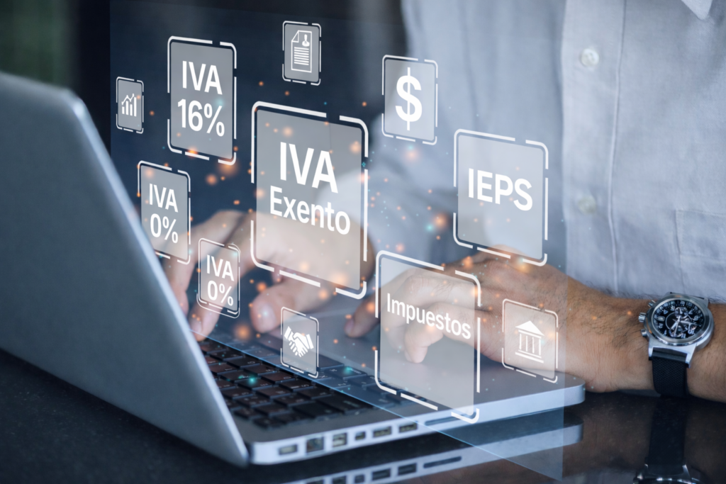 Facturación automatizada con IVA 16%, IVA 0%, y IEPS